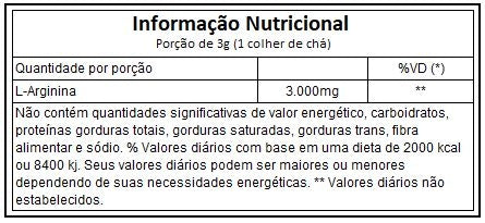 Arginine 100% Pure (100g)