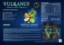 VULKANUS tropical senses c/300 g (laranja, limão e coco)