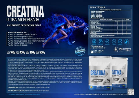 Creatina 100% Monohidratada Pouch 150g