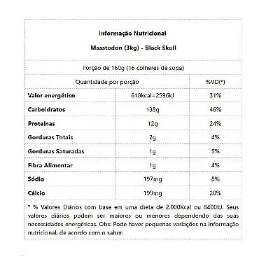 Masstodon Refil (3kg) - Banana