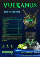 Vulkanus Maçã Verde & Ice Kiwi 300g