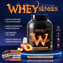 Whey Protein Senses Pêssego e Chantilly 900g