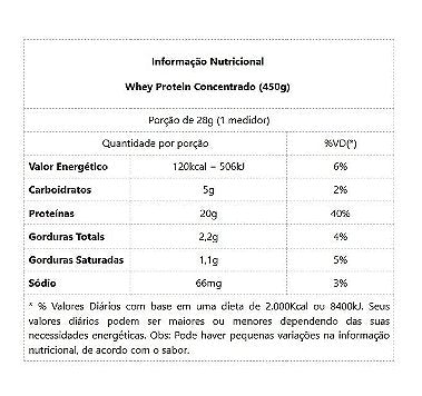 Whey Protein Concentrado Pote (450g) - Butter Cookies.